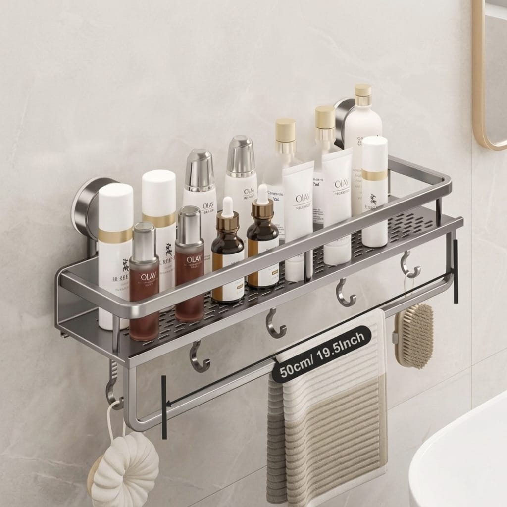 Remove Clutter Instantly – Wallnest No-Drill Wall Shelf