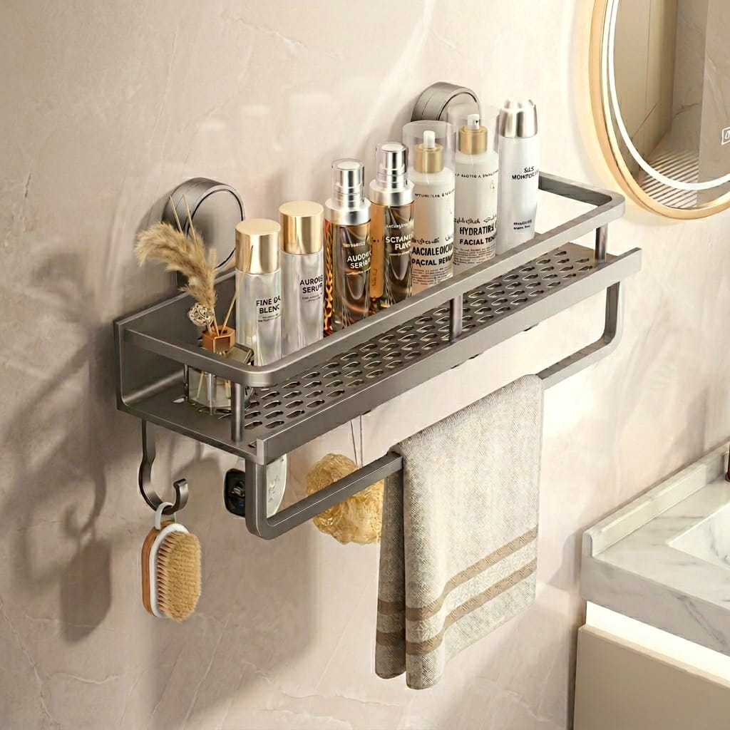 Remove Clutter Instantly – Wallnest No-Drill Wall Shelf