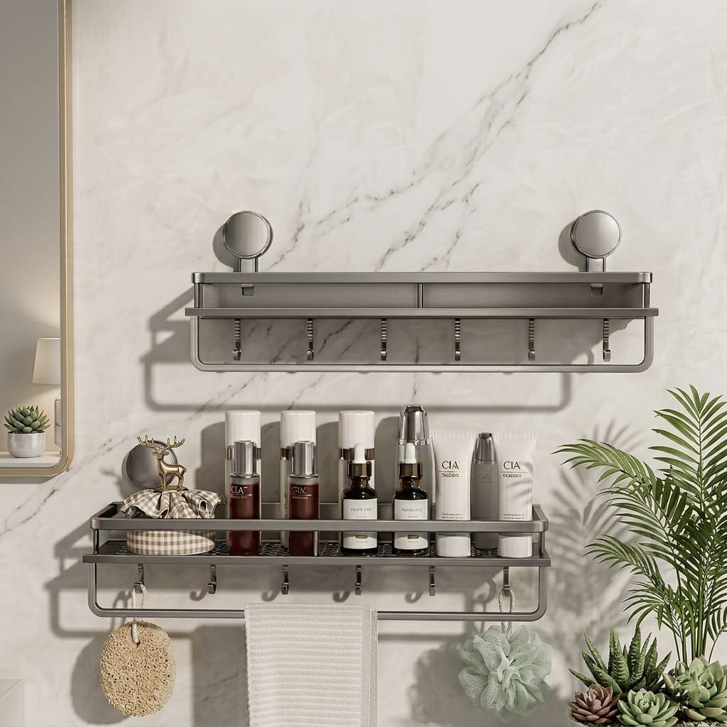 Remove Clutter Instantly – Wallnest No-Drill Wall Shelf