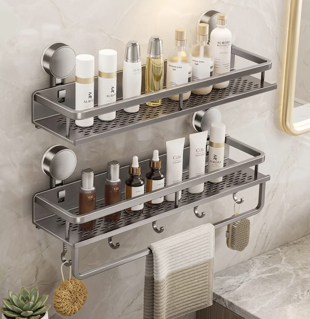 Remove Clutter Instantly – Wallnest No-Drill Wall Shelf
