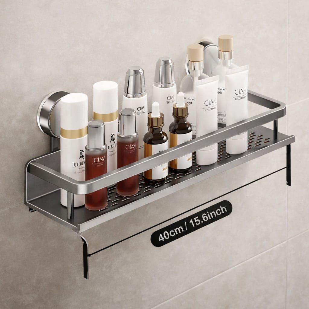 Remove Clutter Instantly – Wallnest No-Drill Wall Shelf