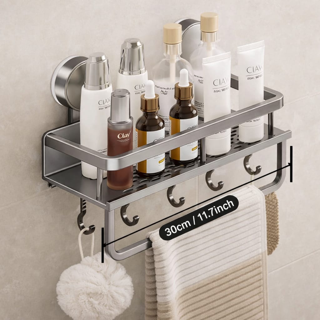 Remove Clutter Instantly – Wallnest No-Drill Wall Shelf
